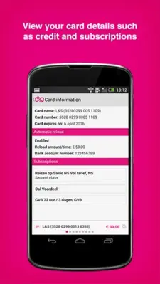 OV-chipkaart android App screenshot 0